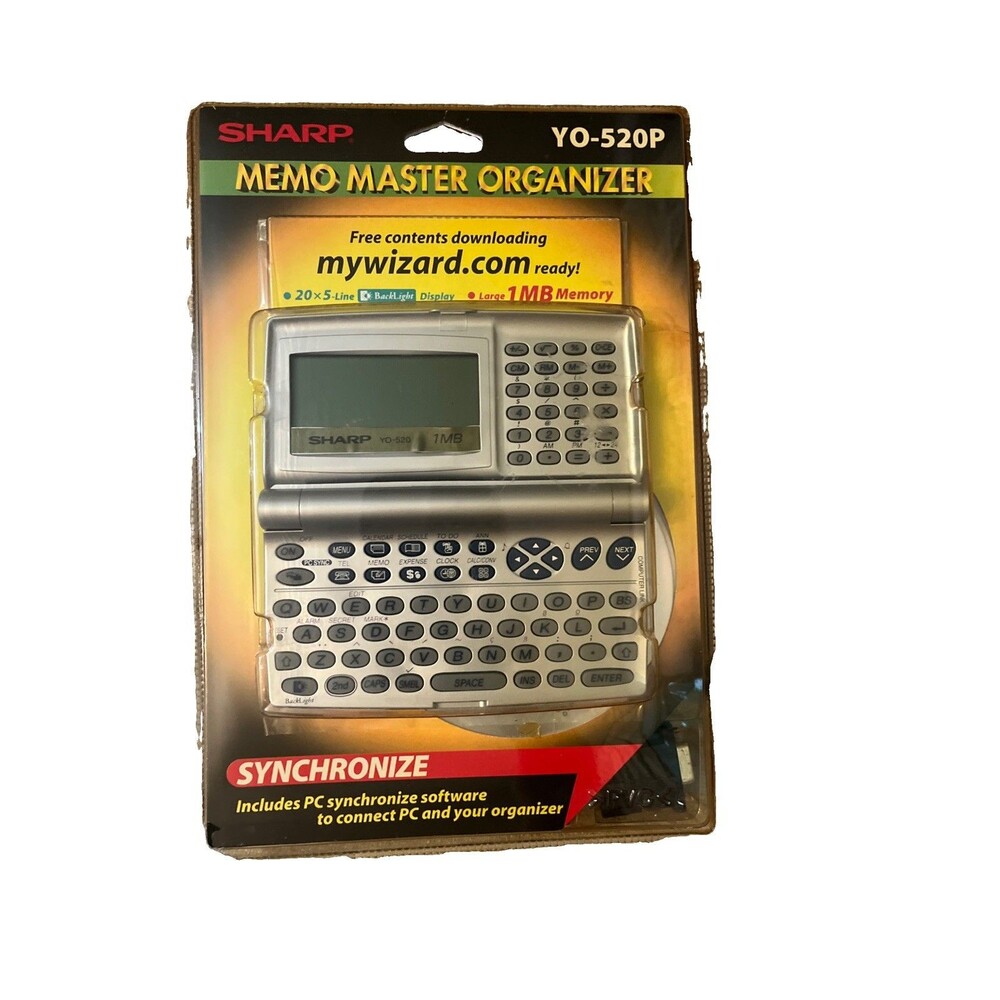 New & Sealed! SHARP Synchronize MEMO MASTER ORGANIZER YO-520P
